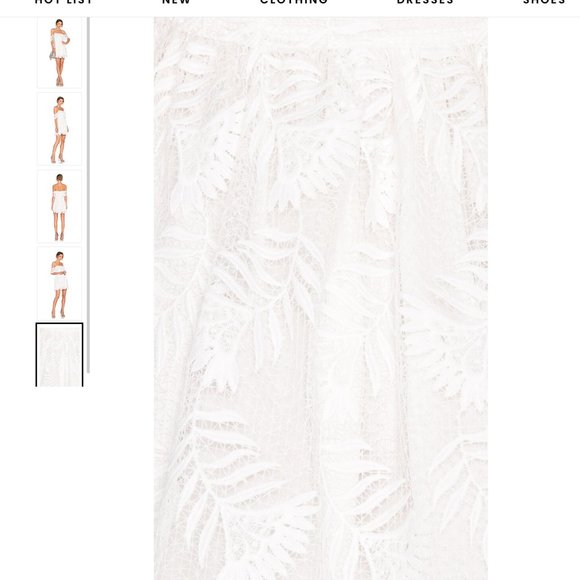 Lovers and Friends x REVOLVE Dream Vacay Dress, White, Off Shoulder, Small - Picture 15 of 15